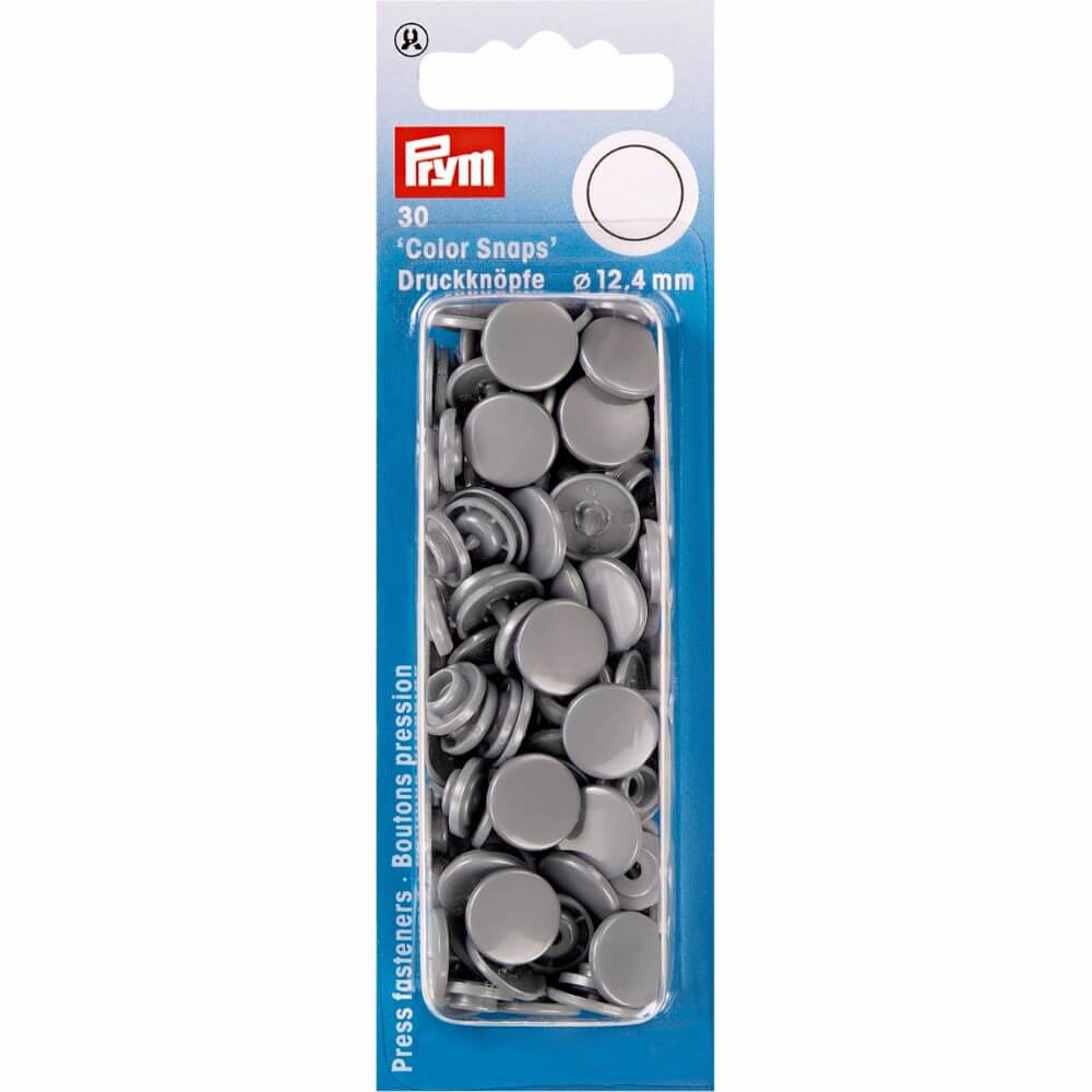 Prym Drukknopen 12,4mm zilvergrijs - 30st