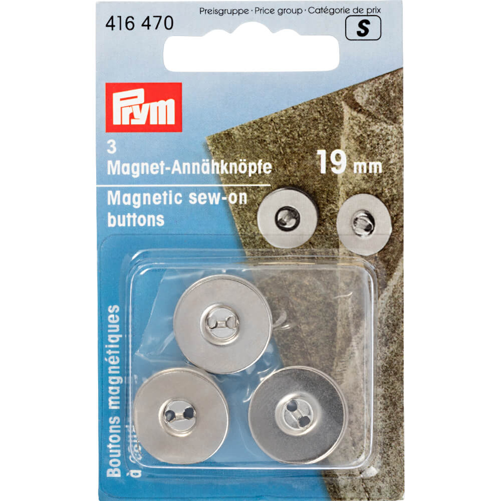 Prym Magneetknopen 19mm zilver - 