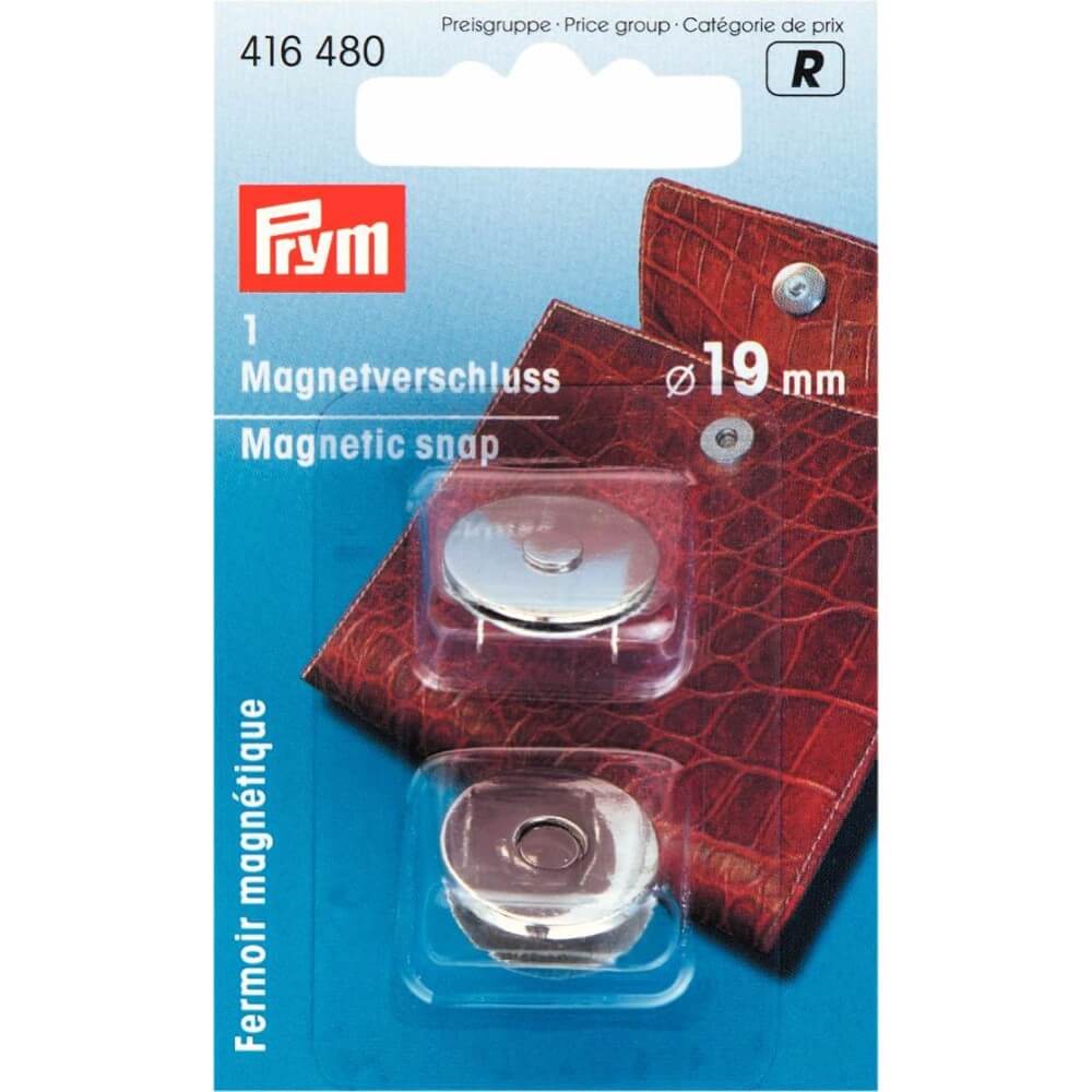 Prym Magneetsluiting 19mm zilver - 