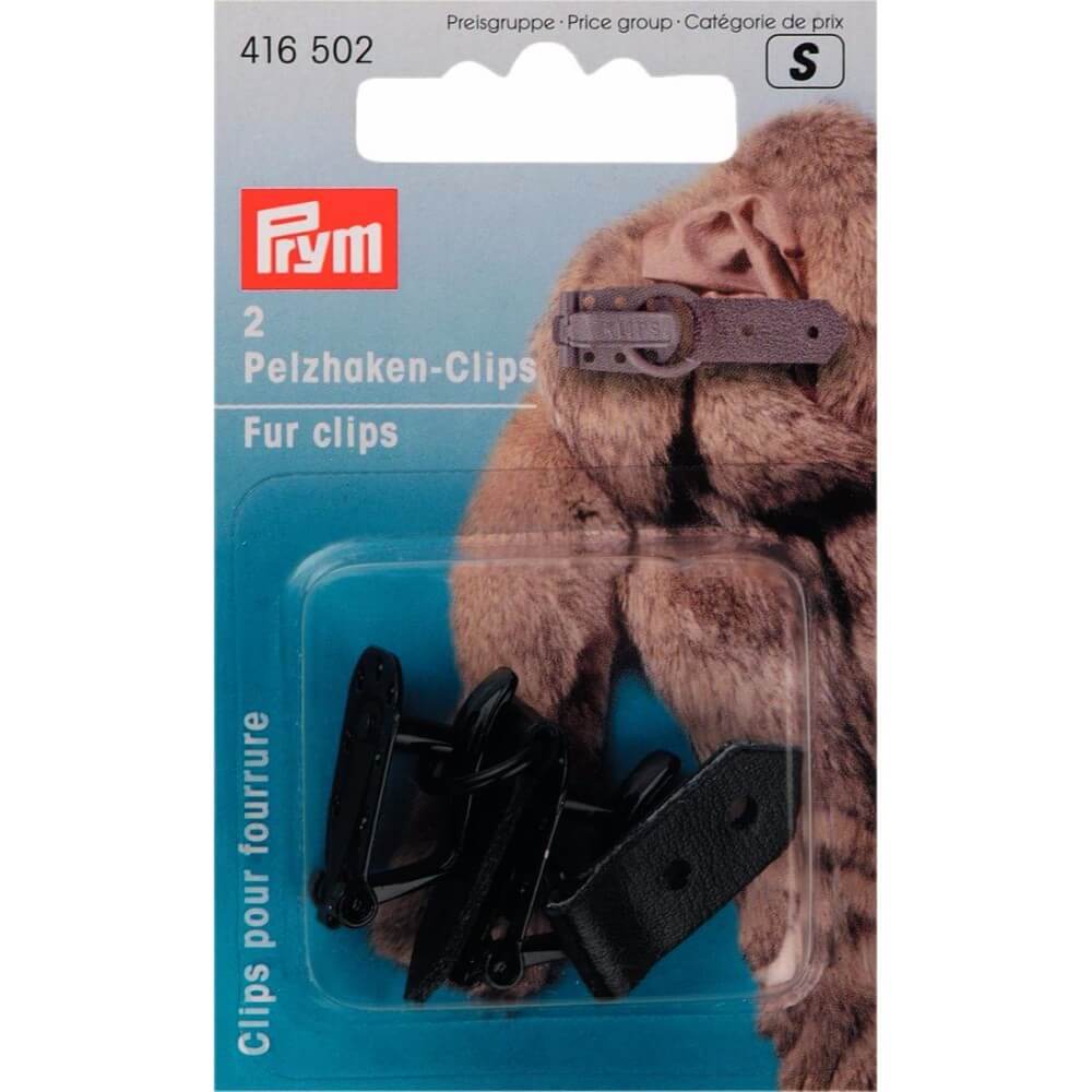 Prym Clips bonthaken zwart - 2st