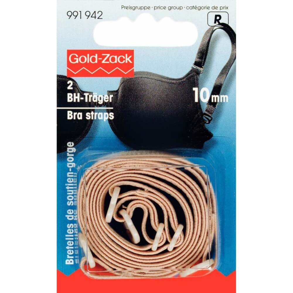 Prym BH-schouderband 10mm beige - 2st