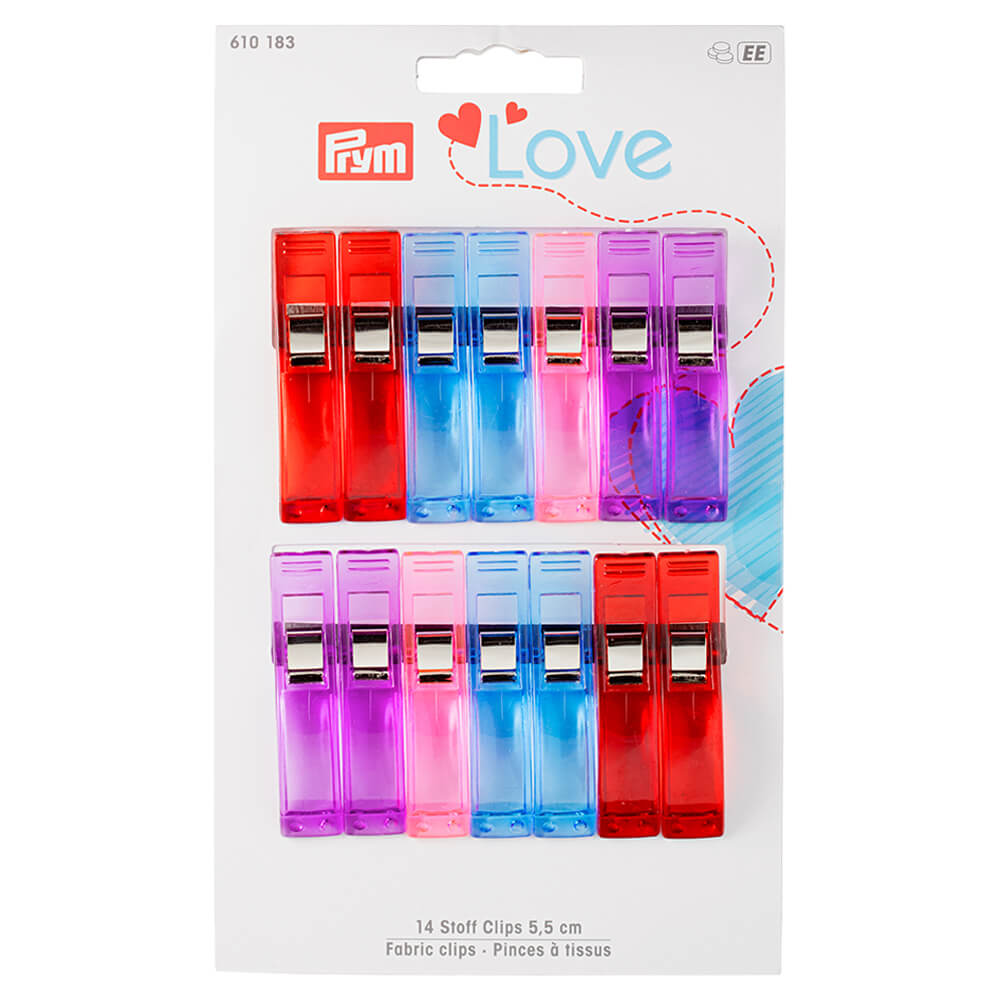 Prym Love stof clips 5,5cm - 14st