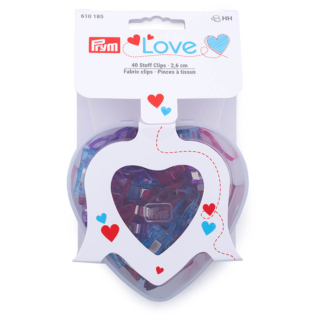 Prym Love stof clips 2,6cm - 3x40st