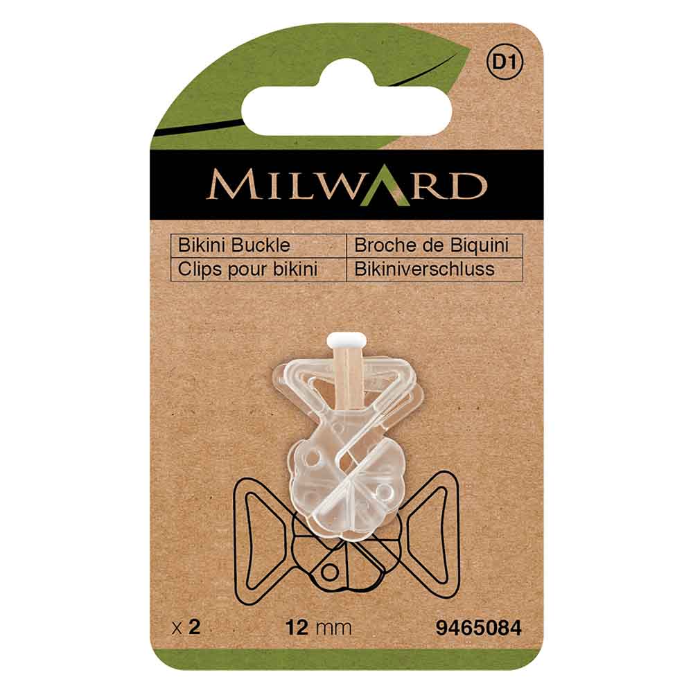 Milward Bikinisluiting transparant 12mm - 2st