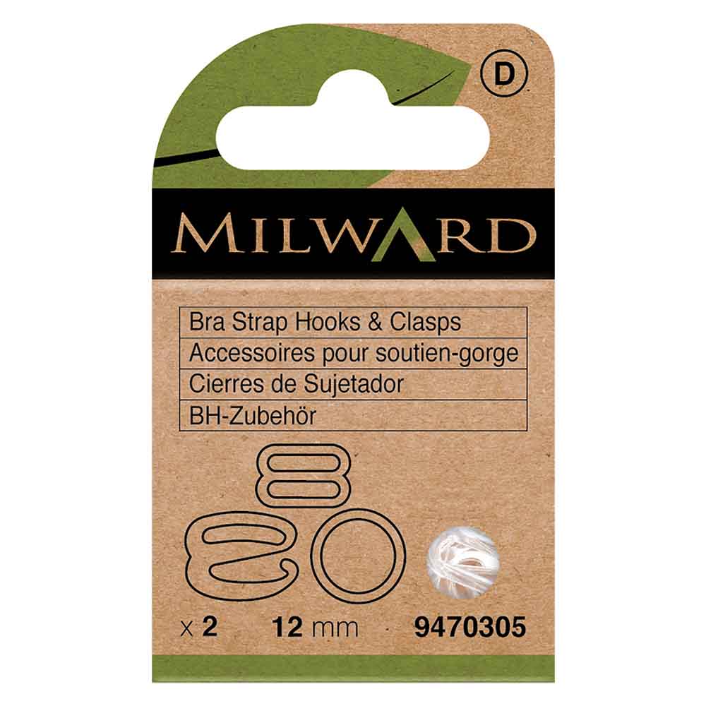 Milward BH-accessoires set transparant 12mm - 5st