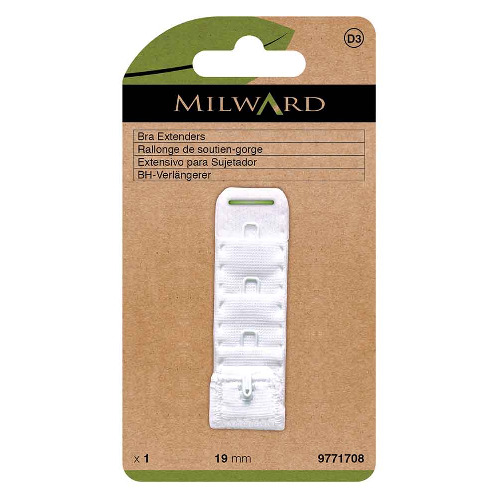 Milward BH-verlengstuk 28mm 2 haken zwart