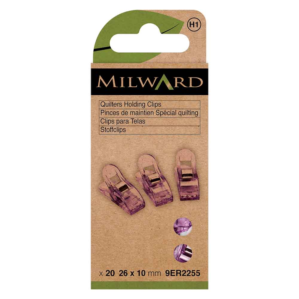 Milward Quiltclips 26x10mm - 20st