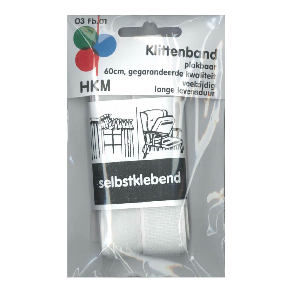 Klittenband plakbaar 60cm - 009 - 5st