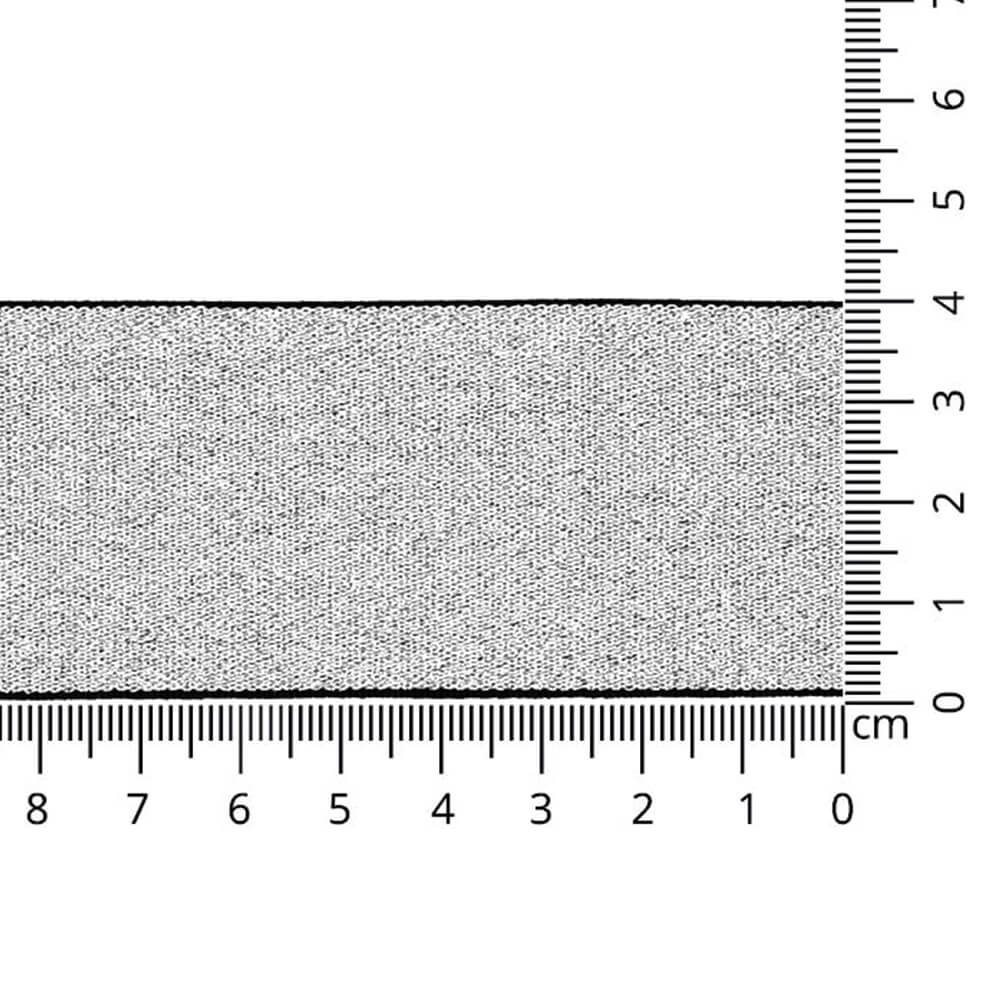 Elastiek zilver lurex 40mm