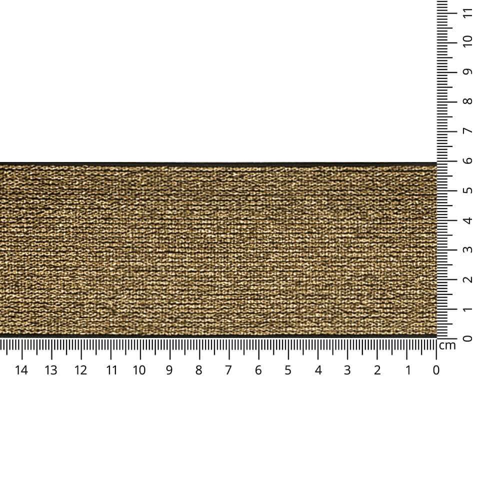 Elastiek schuin geweven 60mm - goud