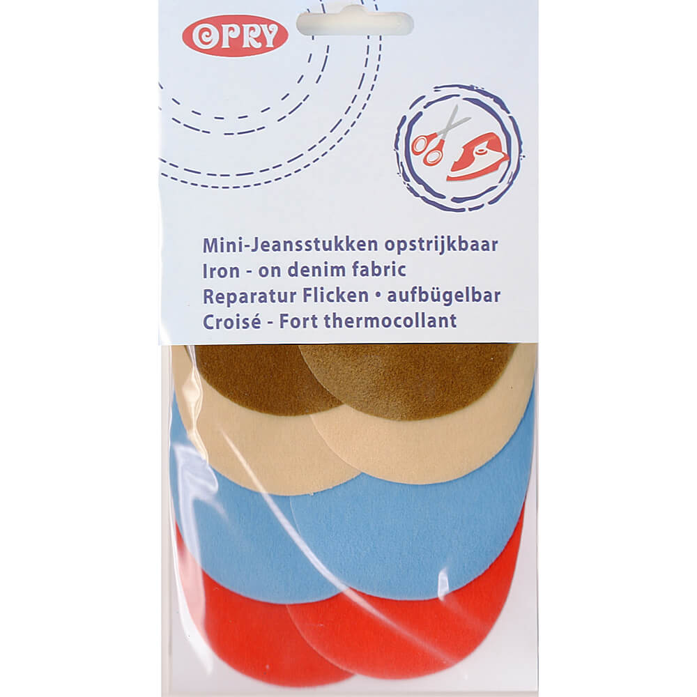 Opry Jeansstukken mini opstrijkbaar - 5st - 05