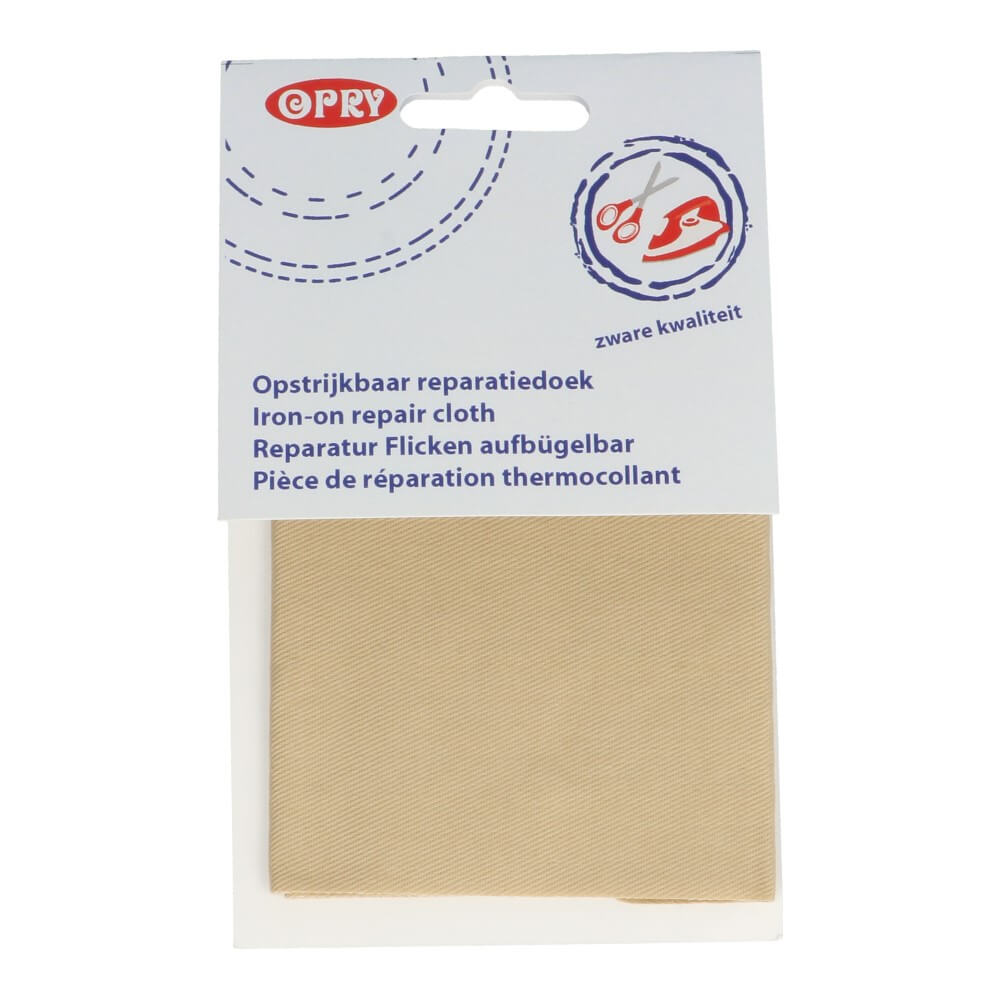 Opry Reparatiedoek stevig opstrijkbaar 12x40cm 0837 - 5st