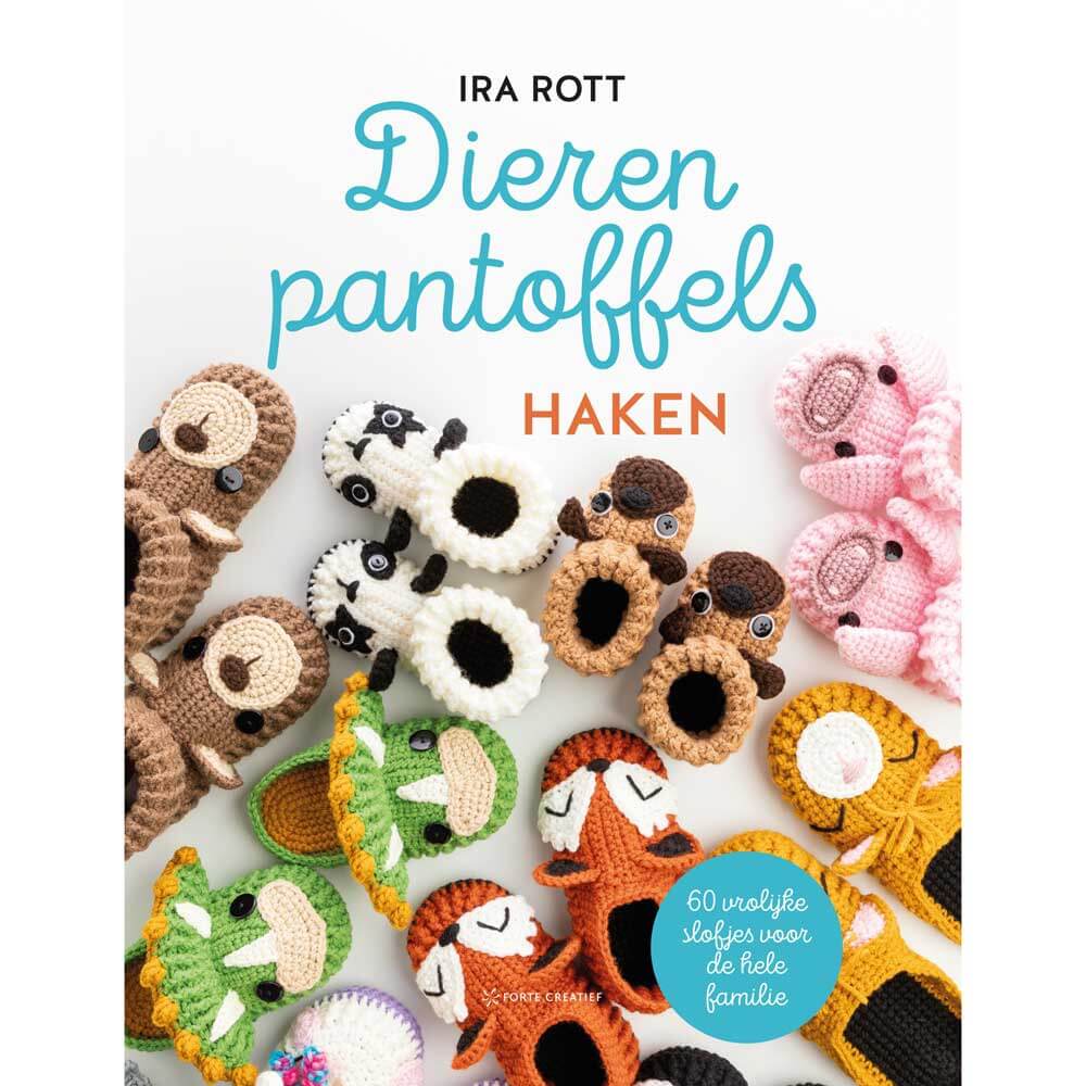 Dierenpantoffels haken - Ira Rott - 1st