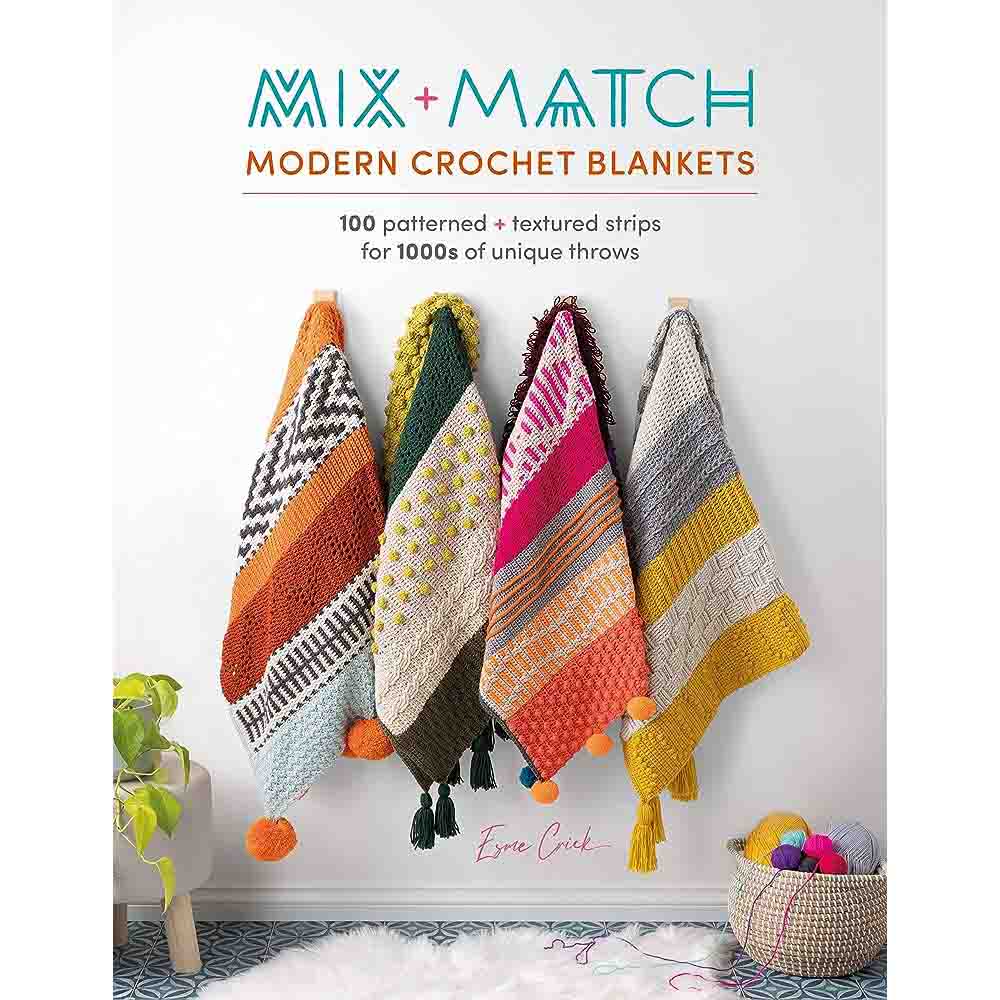 Mix & Match Modern crochet blankets UK - Esme Crick - 1st