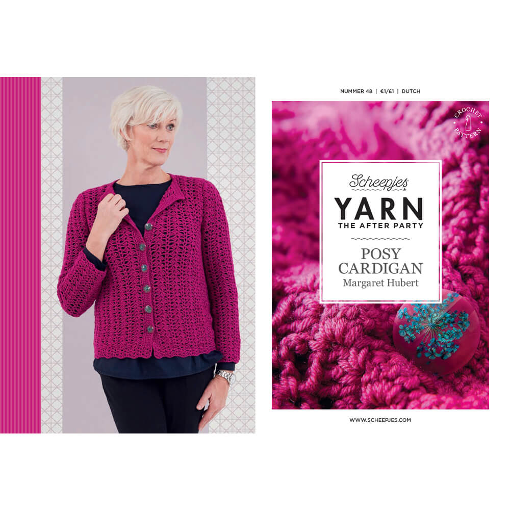 Scheepjes YARN The After Party nr.48 Posy Cardigan NL