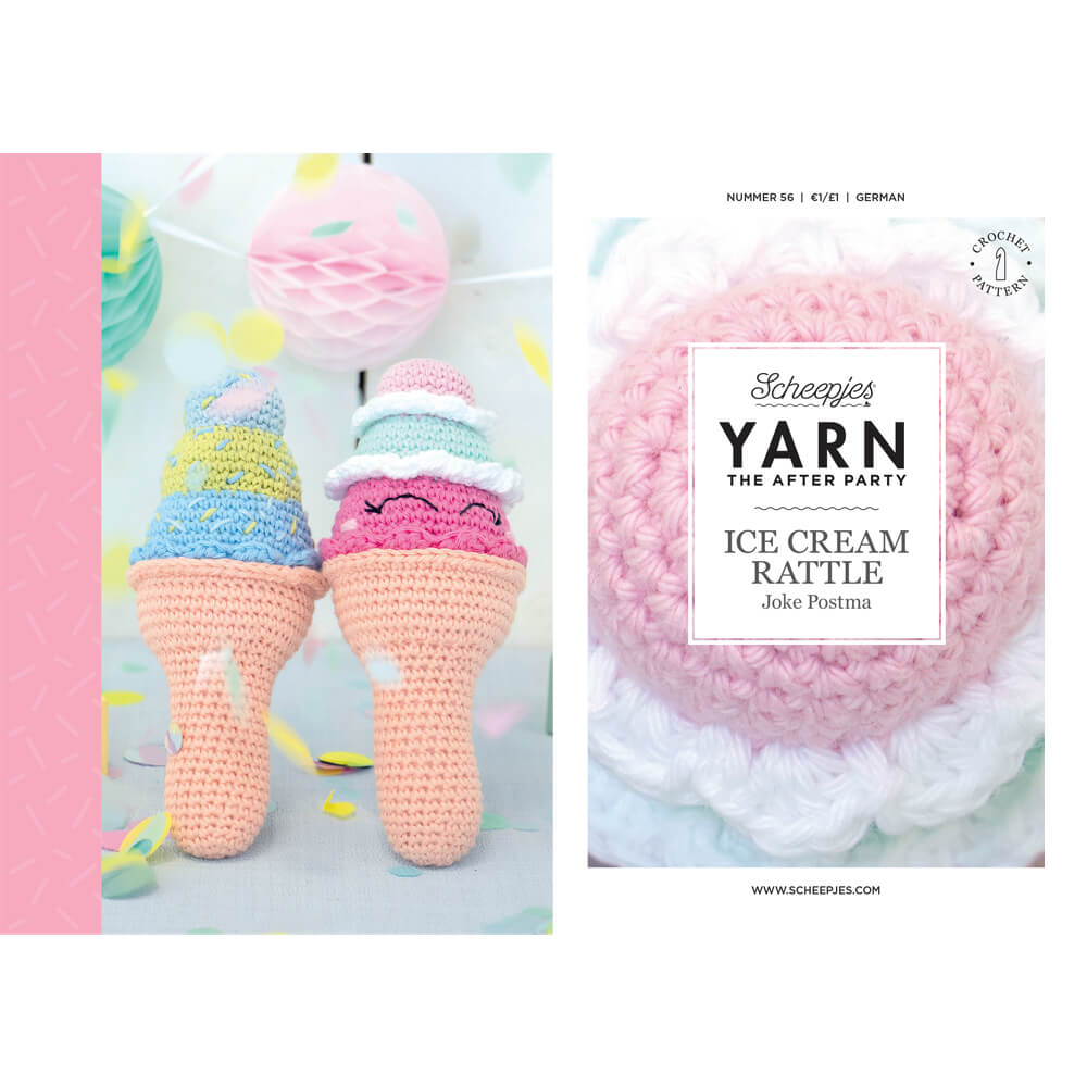 Scheepjes YARN The After Party nr.56 Ice Cream Rattle 