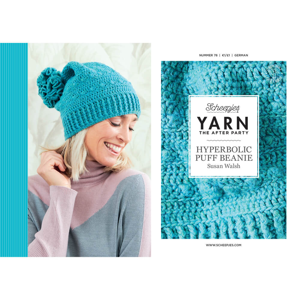 Scheepjes YARN The After Party nr.78 Hyperbolic Puff Beanie 