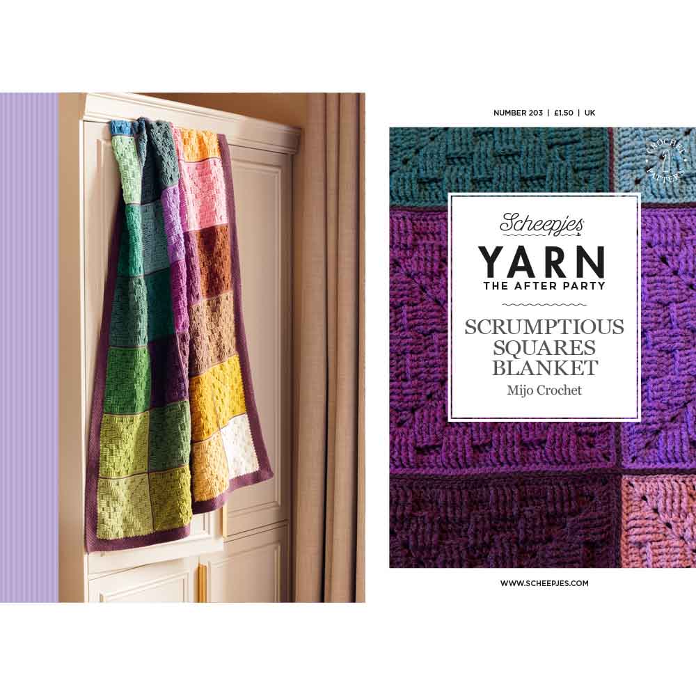 Scheepjes YARN The After Party Scrumptious Squares Blanket UK