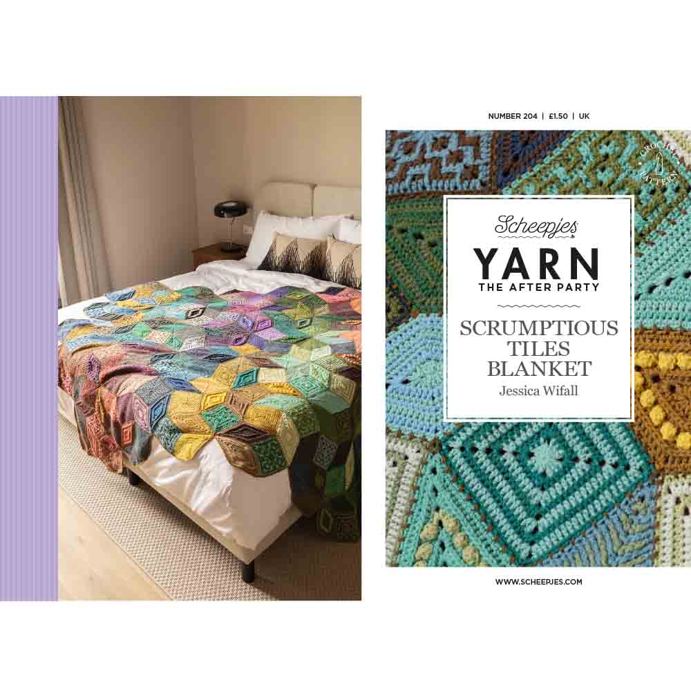 Scheepjes YARN The After Party Scrumptious Tiles Blanket UK