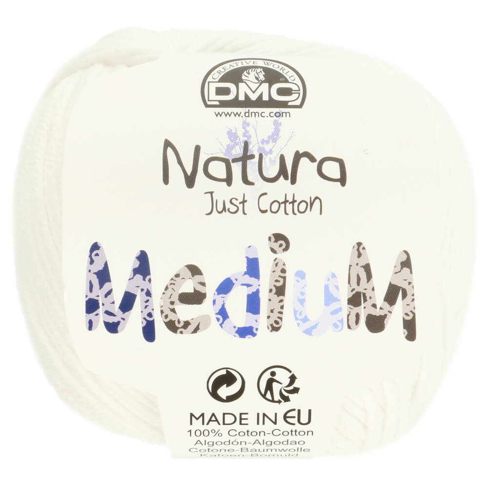 DMC Cotton Natura Medium 50g - 001