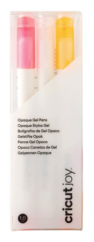 Cricut Joy • Opaque Gel pens 3-pack 1,0 (White, Pink, Orange)