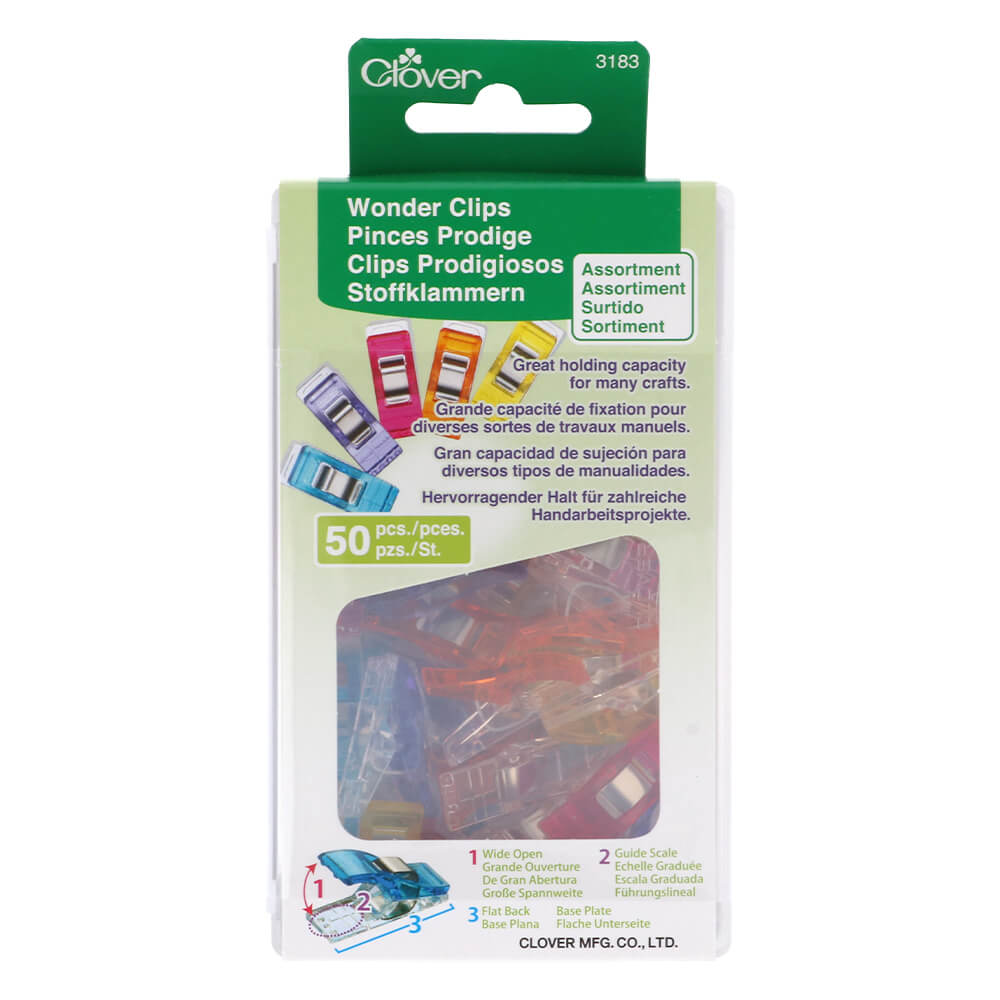 Clover Wonder clips assortiment - 1x50st