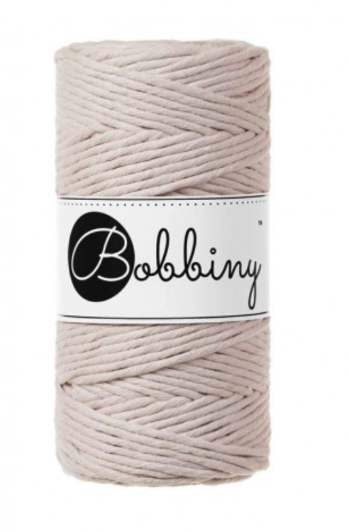 Macrame Cord 3mm Nude