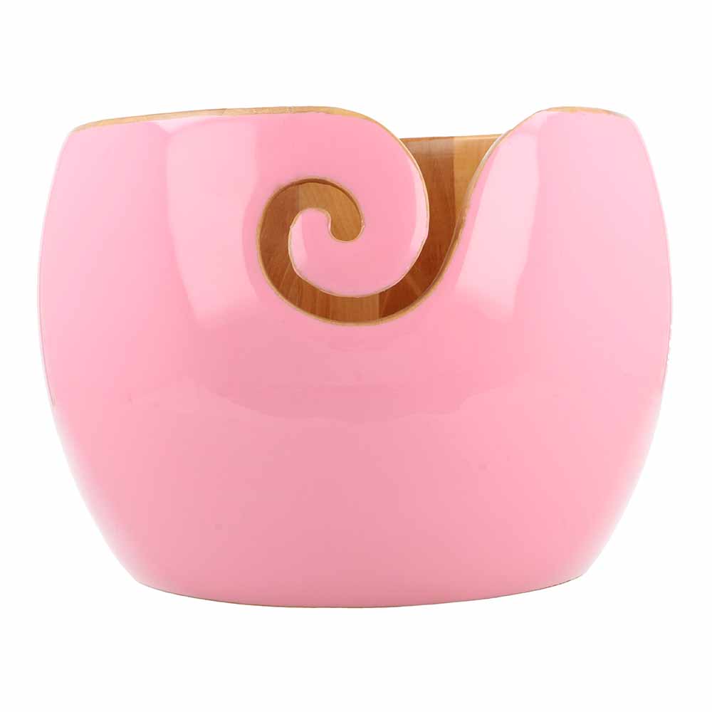 Yarn bowl Afrikaans sandelhout roze 17,5x12cm 