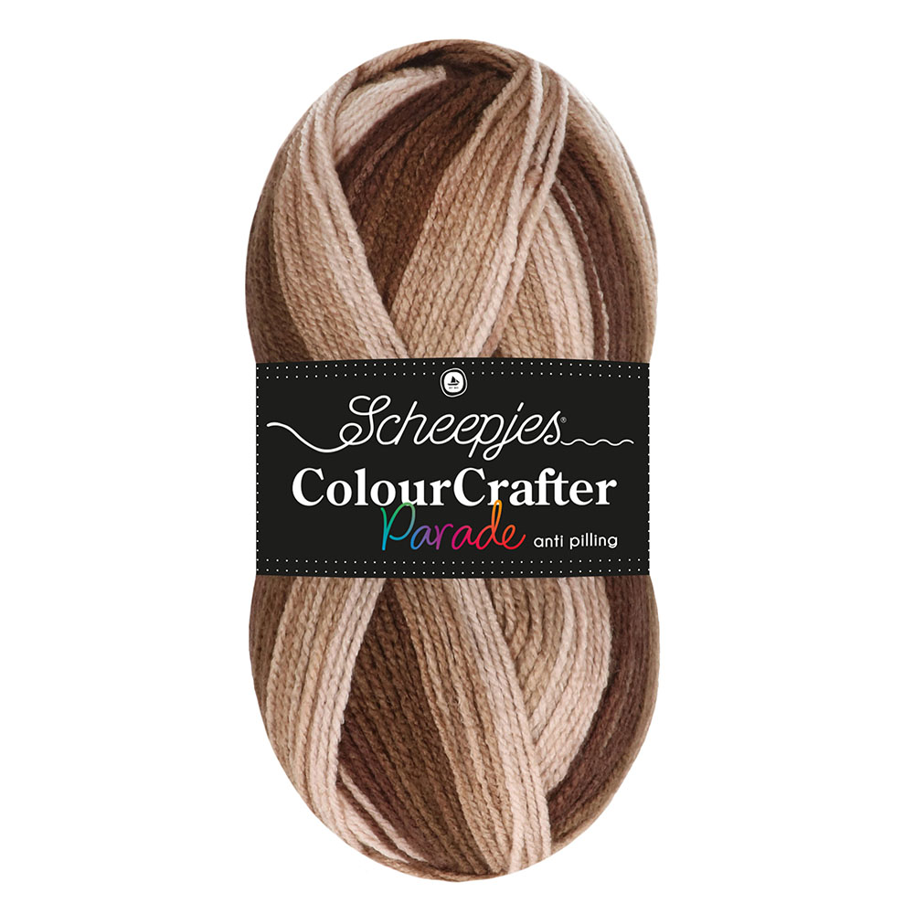 Scheepjes Colour Crafter Parade 100g - 409 Brown Blend