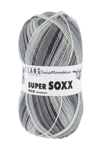 [Lang Yarns] Super Soxx silk color Swiss Mountains 409