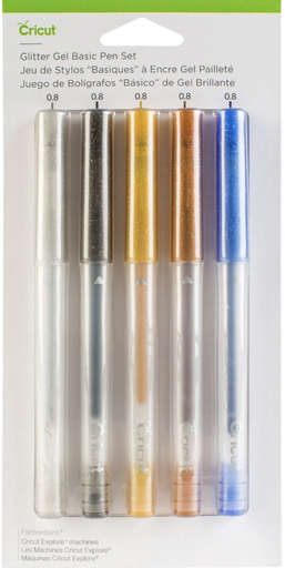[2004025] Explore & Maker glitter gel pen set 5pcs
