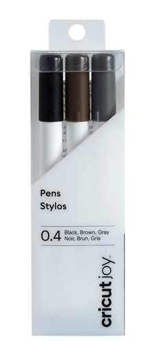 [2008068] Joy Fine Point-pennen 0.4 Zwart/bruin/grijs