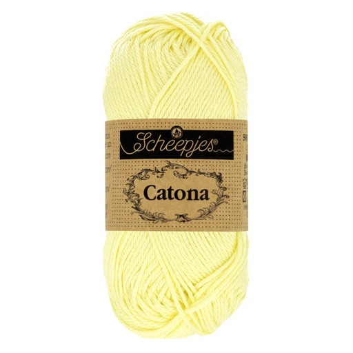 [1678-100] Scheepjes Catona 50g - 100 Lemon Chiffon