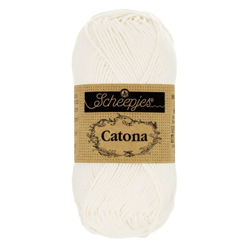 [1678-105] Scheepjes Catona 50g - 105 Bridal White