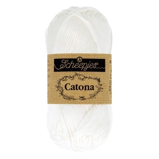 [1678-106] Scheepjes Catona 50g - 106 Snow White