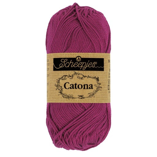 [1678-128] Scheepjes Catona 50g - 128 Tyrian Purple