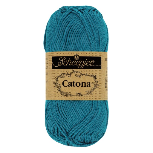 [1678-400] Scheepjes Catona 50g - 400 Petrol Blue