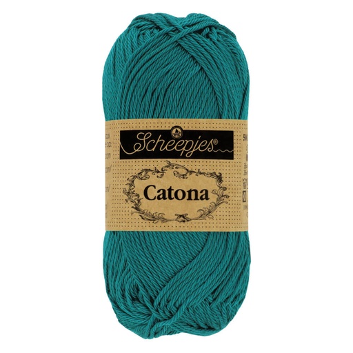 [1678-401] Scheepjes Catona 50g - 401 Dark Teal