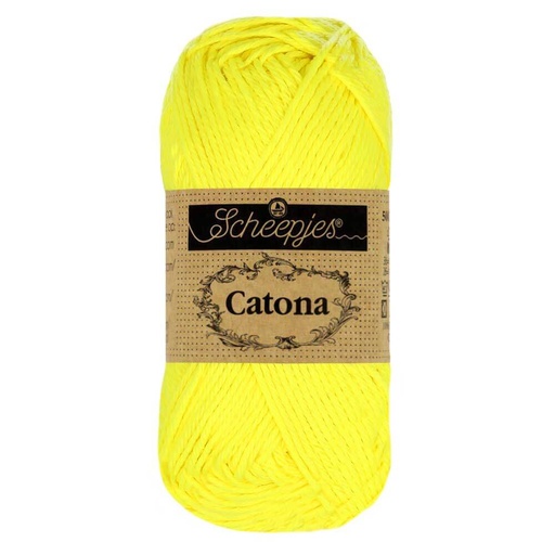 [1678-601] Scheepjes Catona 50g - 601 Neon Yellow