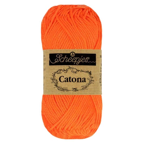 [1678-603] Scheepjes Catona 50g - 603 Neon Orange