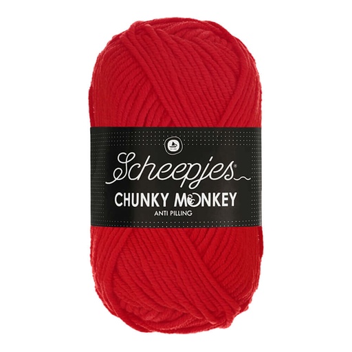 [1716-1010] Scheepjes Chunky Monkey 100g - 1010 Scarlet