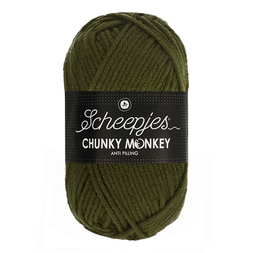 [1716-1027] Scheepjes Chunky Monkey 100g - 1027 Moss Green