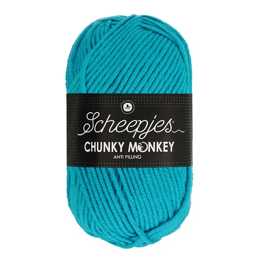 [1716-1068] Scheepjes Chunky Monkey 100g - 1068 Turquoise