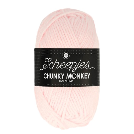 [1716-1240] Scheepjes Chunky Monkey 100g - 1240 Baby Pink