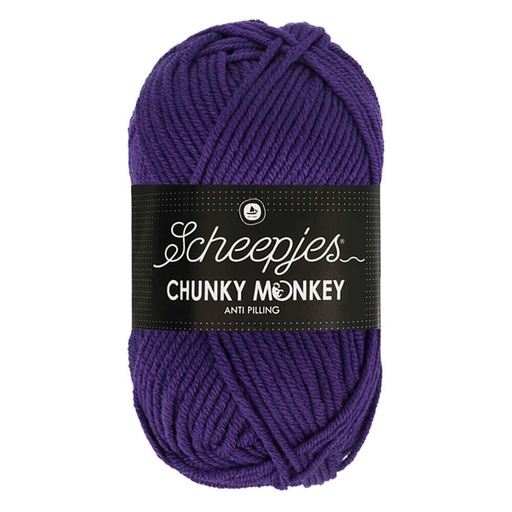 [1716-2001] Scheepjes Chunky Monkey 100g - 2001 Deep Violet