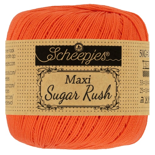 [1694-189] Scheepjes Maxi Sugar Rush 50g - 189 Royal Orange