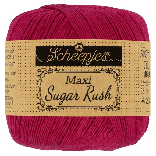 [1694-192] Scheepjes Maxi Sugar Rush 50g - 192 Scarlet