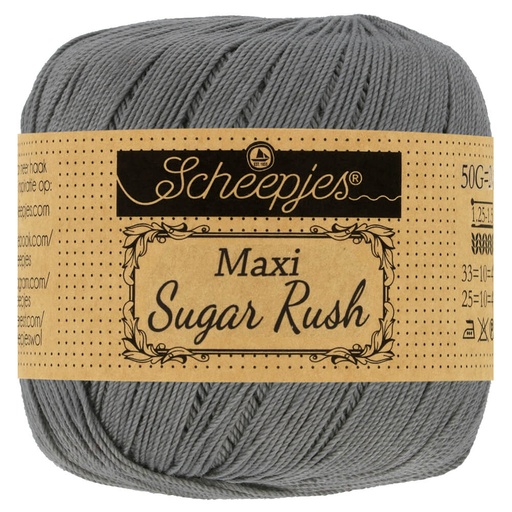 [1694-242] Scheepjes Maxi Sugar Rush 50g - 242 Metal Gray