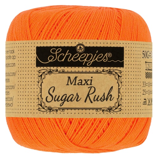 [1694-281] Scheepjes Maxi Sugar Rush 50g - 281 Tangerine