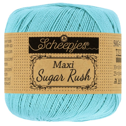 [1694-397] Scheepjes Maxi Sugar Rush 50g - 397 Cyan